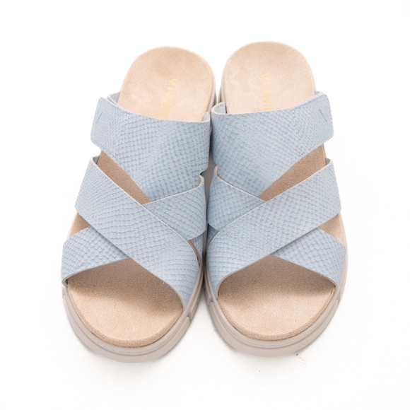 Vionic Uptown Sunset Wedge Sandal - Blue Size 9.5 - Picture 5 of 12